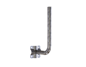 180mm Stand off, 350mm Height Galvanised Steel Wall Mount (32mm Diameter)