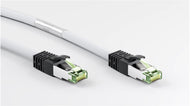 CAT 8.1 patch cable, S / FTP (PiMF), White, 0.5 m