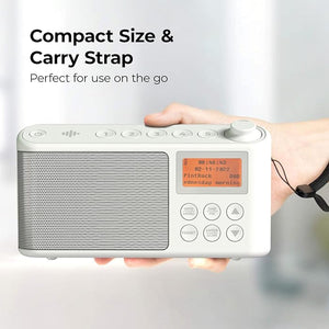 iBox Spectrum FM Portable Radio White
