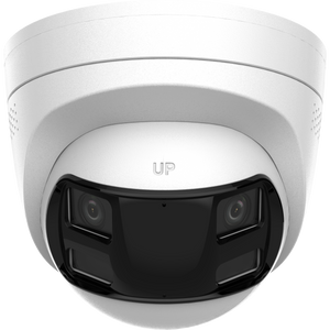 HiLook IP 6MP Hybrid Dual Lens 180 Degree Turret Camera / 2 Way Audio