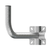 190mm Galvanised Steel Wall Mount (32mm Diameter)