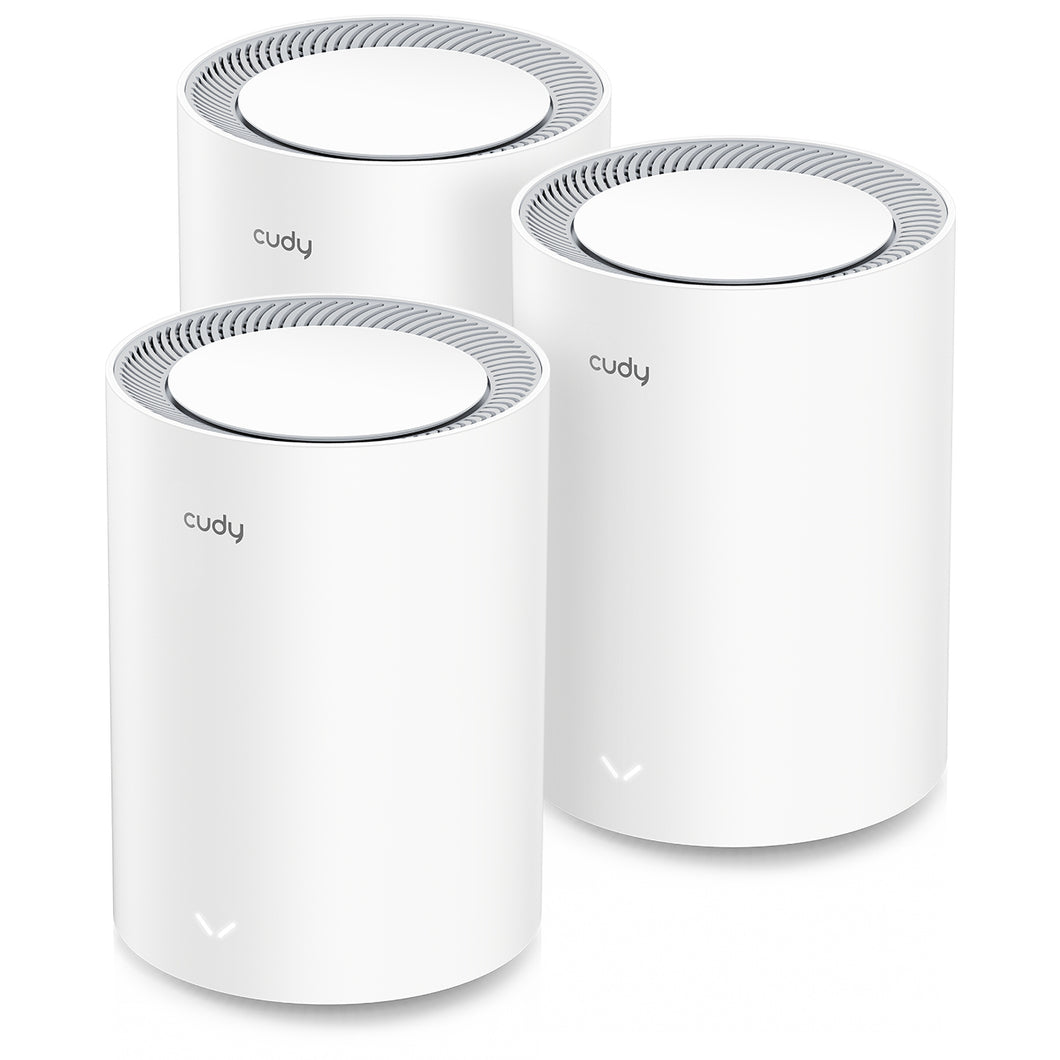 Cudy AX1800 Dual Band Gigabit Wi-Fi 6 Mesh System (3 Pack)