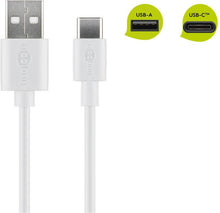 Charger l&#39;image dans la galerie, 1m USB-A to USB-C Charging and Synchronization Cable (Basic)
