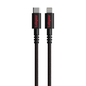 1m Rugged USB-C to Lightning Cable with Kevlar Fiber [MFi-Certified]