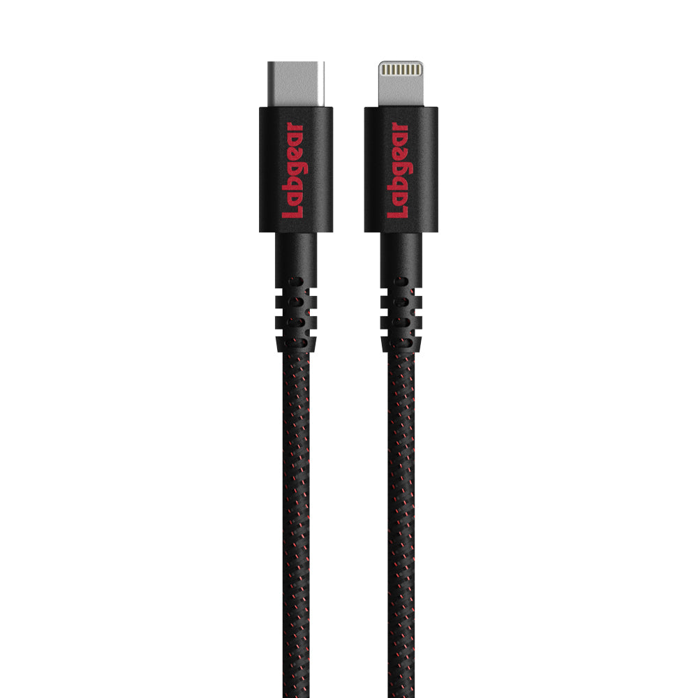 1m Rugged USB-C to Lightning Cable with Kevlar Fiber [MFi-Certified]