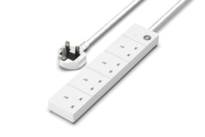 4 Gang Extension Lead 1m -  (No Neon)