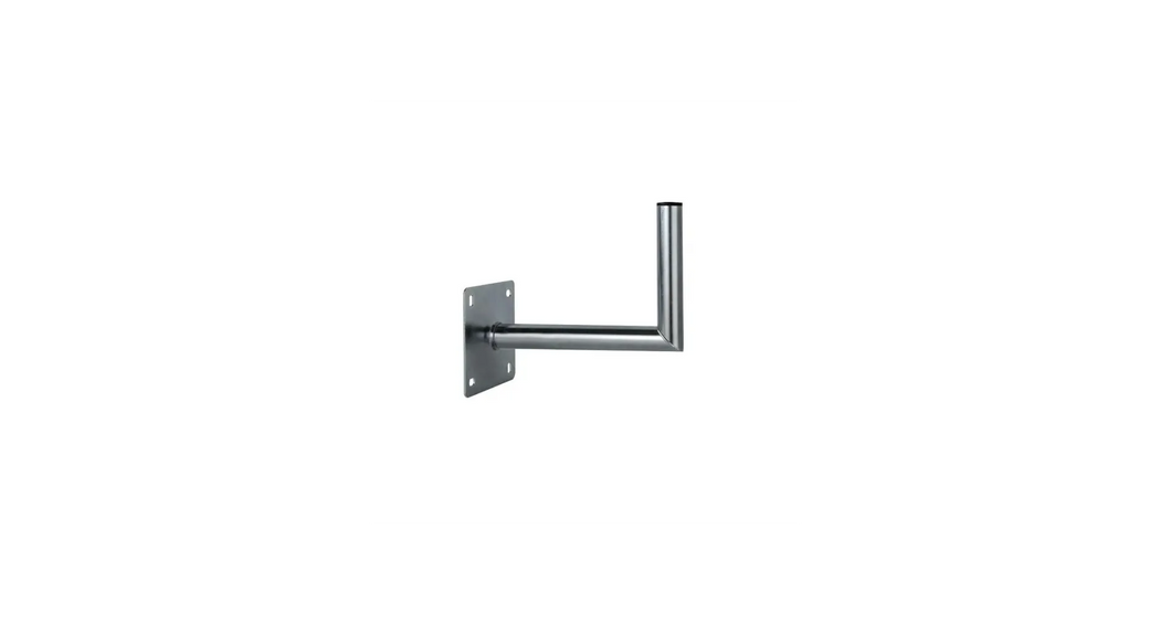 300mm Galvanised Heavy Duty Steel Wall Mount (50mm Diameter)