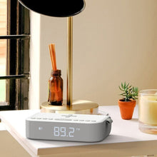 Load image into Gallery viewer, iBox Slumber Bedside Alarm Clock Radio w/ Wireless Charging &amp; Bluetooth
