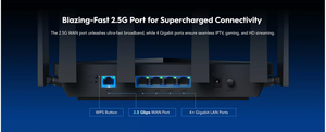 Cudy BE11000 2.5G Tri-Band Mesh Wi-Fi 7 Router WR1100