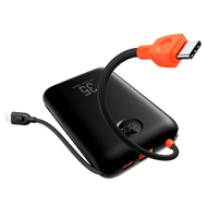 Veger 20,000mAh Powerbank, PD35W, Built In USB-C / Lightning Cables