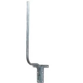 Swan Neck Galvanised Steel Cranked Mast