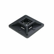 100pack of Black Self Adhesive Cable Tie Mounts