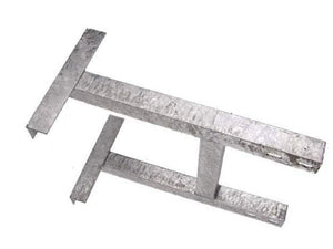 18" x 18" H Wall Bracket Aerial Mast Mount