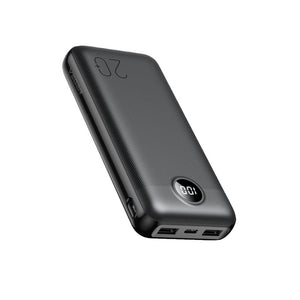 Veger 20,000mAh Powerbank, 20W, LCD Display, Slimline