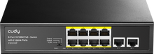 Load image into Gallery viewer, Cudy 8 Port 100M PoE+ Switch + 2 Uplink 120W
