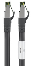 Charger l&#39;image dans la galerie, CAT 8.1 patch cable, S / FTP (PiMF), black, 0.25 m
