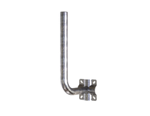 Load image into Gallery viewer, 180mm Stand off, 350mm Height Galvanised Steel Wall Mount (32mm Diameter)
