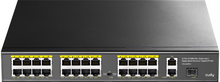 Load image into Gallery viewer, Cudy 24 Port 100M PoE+ Switch + 2 GB Uplink + SFP 300W
