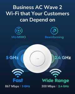 Cudy AC1200 Gigabit PoE Wireless Access Point (Includes PoE Injector)