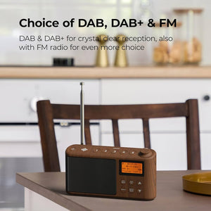 iBox Spectrum FM Portable Radio Wood