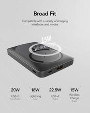 Load image into Gallery viewer, Veger 10,000mAh Powerbank, Magsafe 15W, PD20W, Built In Stand
