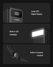 Load image into Gallery viewer, Veger Tank Lite 50,000mAh Powerbank, PD22W, LCD Display, Flashlight, Compass
