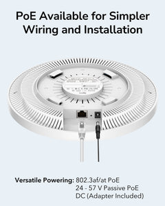 Cudy AC1200 Gigabit PoE Wireless Access Point (Includes PoE Injector)