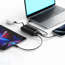 Load image into Gallery viewer, Veger 10,000mAh Powerbank, PD35W, Built In USB-C / Lightning Cables
