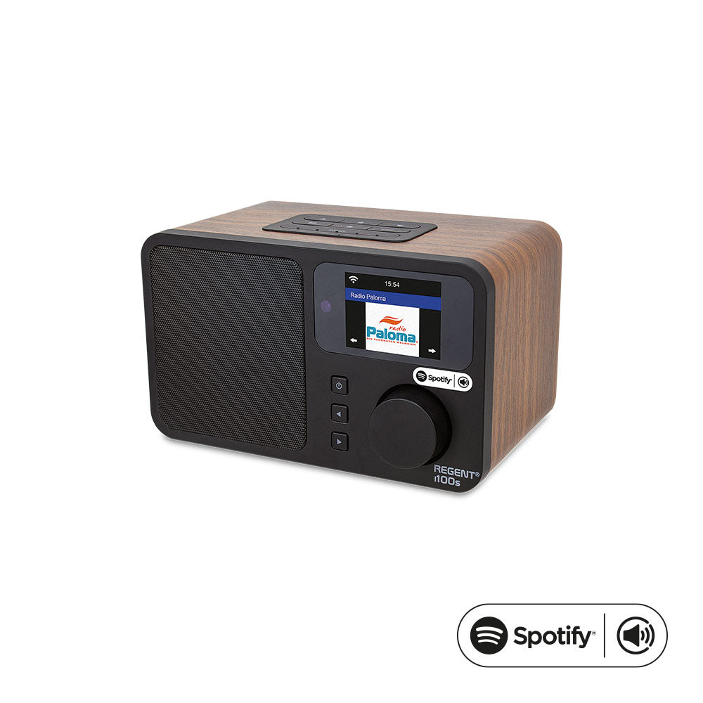 Ferguson Regent i100s Digital Radio with Spotify Connect (Anthracite/Walnut)