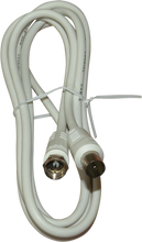 Load image into Gallery viewer, Blake UK - Fly Lead InchF Inch- Coax Plug 1.5m White

