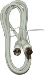 Blake UK - Fly Lead InchF Inch- Coax Plug 1.5m White
