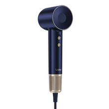 Load image into Gallery viewer, Laifen Swift Premium - High Speed Hairdryer with Attachments &amp; Carry Case (Blue/Gold)
