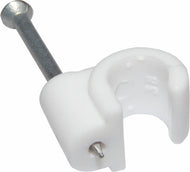 S.A.C. 7mm RG6/100 WHITE Clips x100