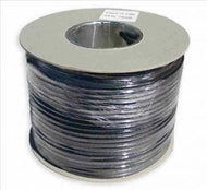 Black RG6 Satellite Cable (100m)