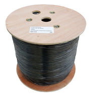 External CAT6 UTP 23AWG PE Solid CU 250m Black