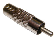 RCA (audio) to 'F' adapter