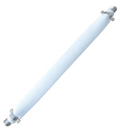 20cm WHITE Flat Coax Cable (F to F)