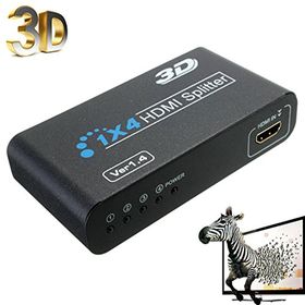 4 Way HDMI Splitter (Powered) 1 in 4 Out