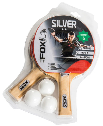 Fox TT Silver 2 Player Table Tennis Set