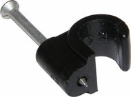 3.5mm Cable Clips BLACK (100)