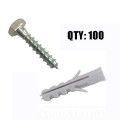 8mm Coach Bolt & Plug (100s)