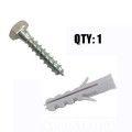 8mm Coach Bolt & Plug (1s)