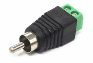 RCA Male Connector - Screw Termination