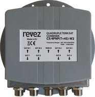 4 TV Satellite & Terrestrial Combiner (Outdoor)