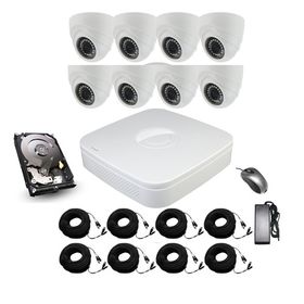 8 High Definition Camera Kit 5MP Surveillance HDD