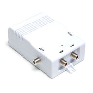 Antiference 2 Way TV Amplifier with Bypass (F-Type)