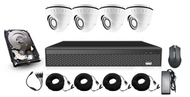 Revez 4 Channel CCTV Kit (4 x 5MP Cameras + 1TB HDD)