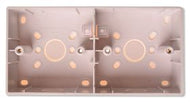 Twin Gang Patress Box (32mm Depth)