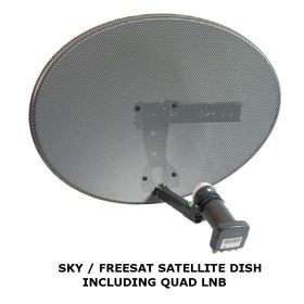 Sky / Freesat Satellite Dish + Quad LNB