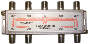 8 Way Indoor Splitter (5-2400MHz)